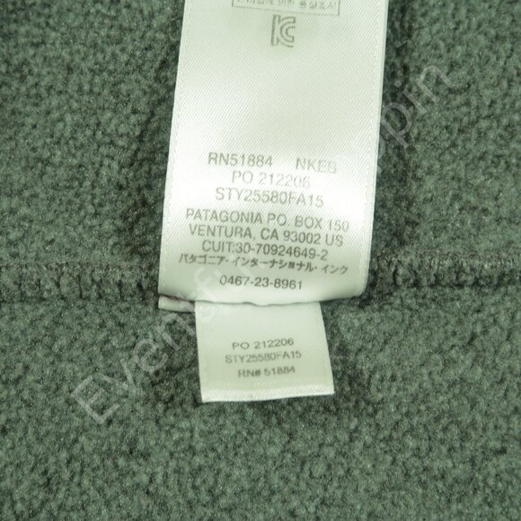 Patagonia Pullover Mens S Nickel Gray Epic Blue Snap T Lightweight Synchilla - Picture 7 of 7